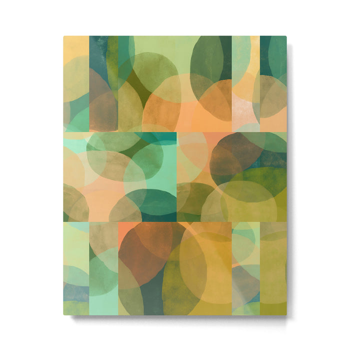 Organica Abstract 9 - Modern Abstract Art Print Metal Print Gallery Image 1