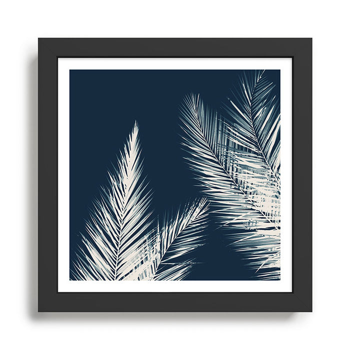 Palm Cyanotype #2 Framed Art Print Gallery Image 1