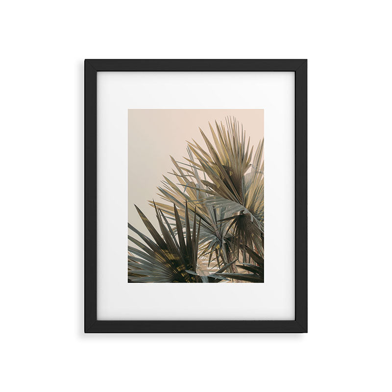 Palm Glow Framed Art Print Gallery Image 5