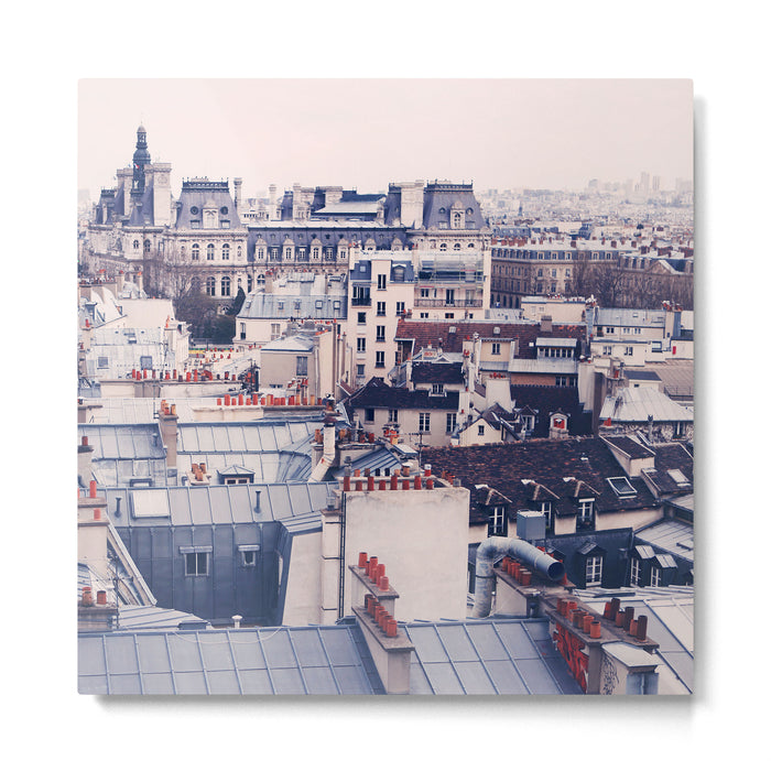 Paris Rooftops Reprise Metal Print Gallery Image 1