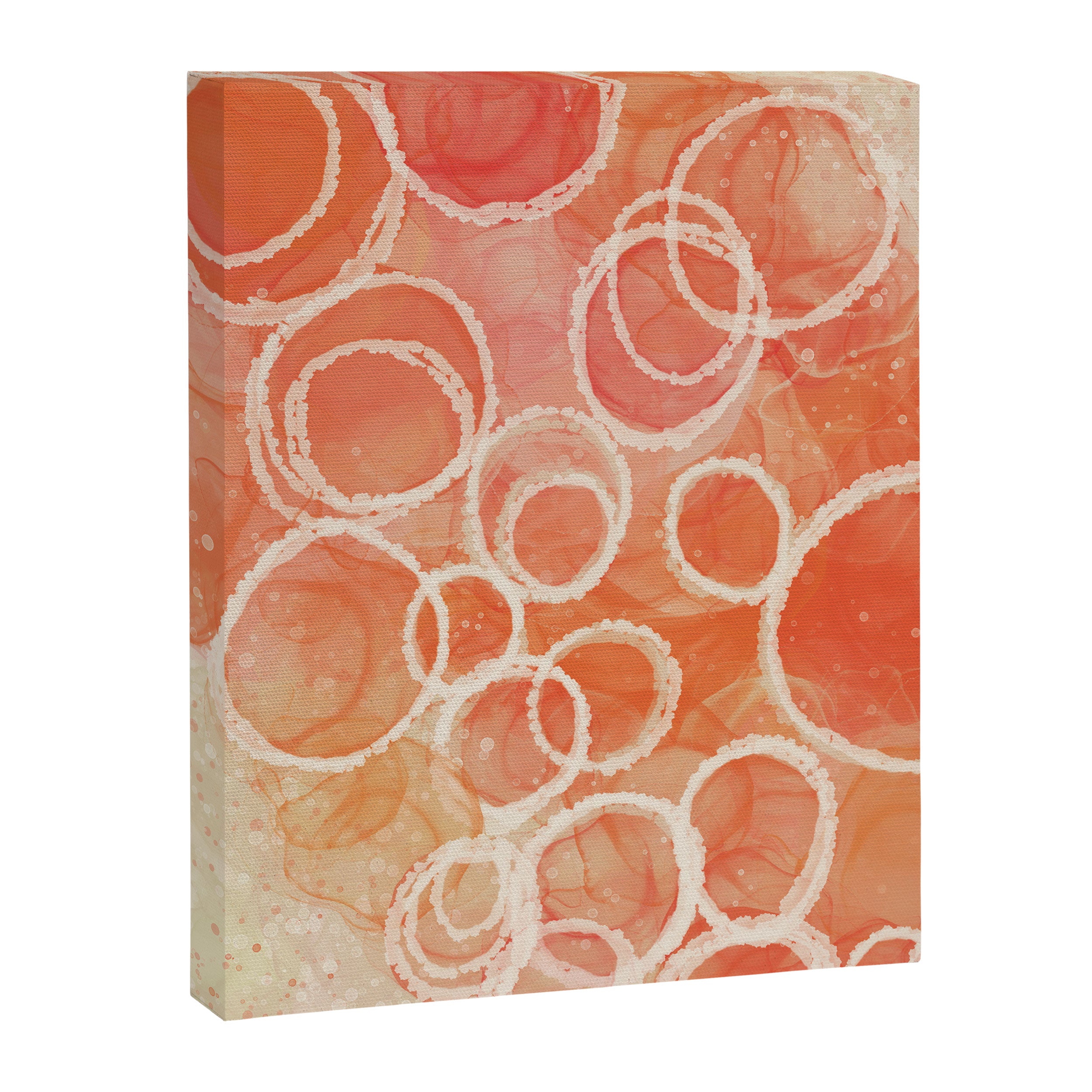 Pink Bubble - Modern Abstract Art Print Canvas Print Gallery Image 6