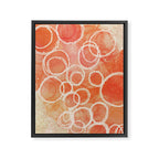 Pink Bubble - Modern Abstract Art Print Framed Canvas Print Gallery Image 6