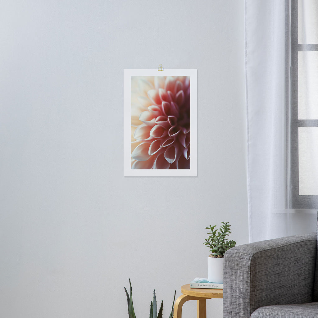 Pink Dahlia #1 Art Print Gallery Image 3