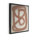 Pink Lines #1 Framed Canvas Print Gallery Image 2