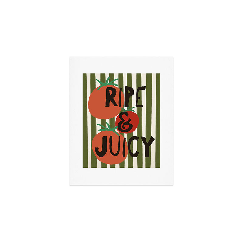 Retro Kitchen Print - Ripe and Juicy Art Print Gallery Image 1