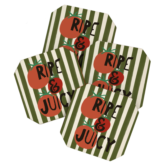Retro Kitchen Print - Ripe and Juicy Coaster Gallery Image 1