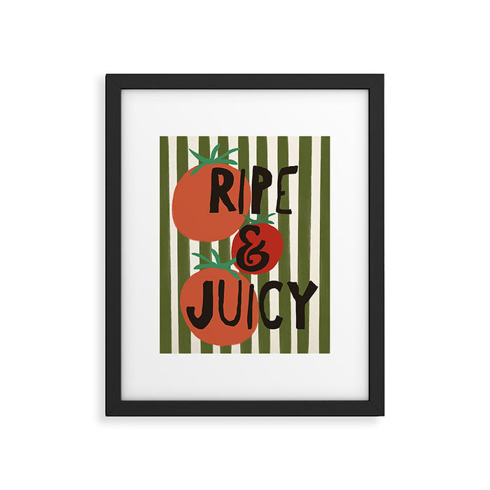 Retro Kitchen Print - Ripe and Juicy Framed Art Print Gallery Image 1