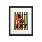 Retro Kitchen Print - Ripe and Juicy Framed Art Print Gallery Image 6