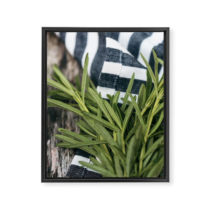 Rosemary Stripe Framed Canvas Print Gallery Image 1