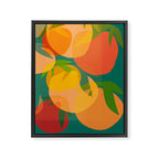 Spring Citrus #2 - Modern Art Print Framed Canvas Print Gallery Image 6