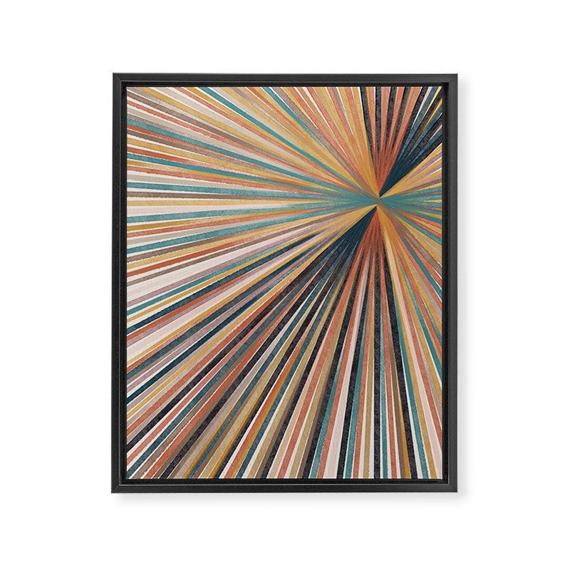 Summer Burst Art Print Framed Canvas Print Gallery Image 6
