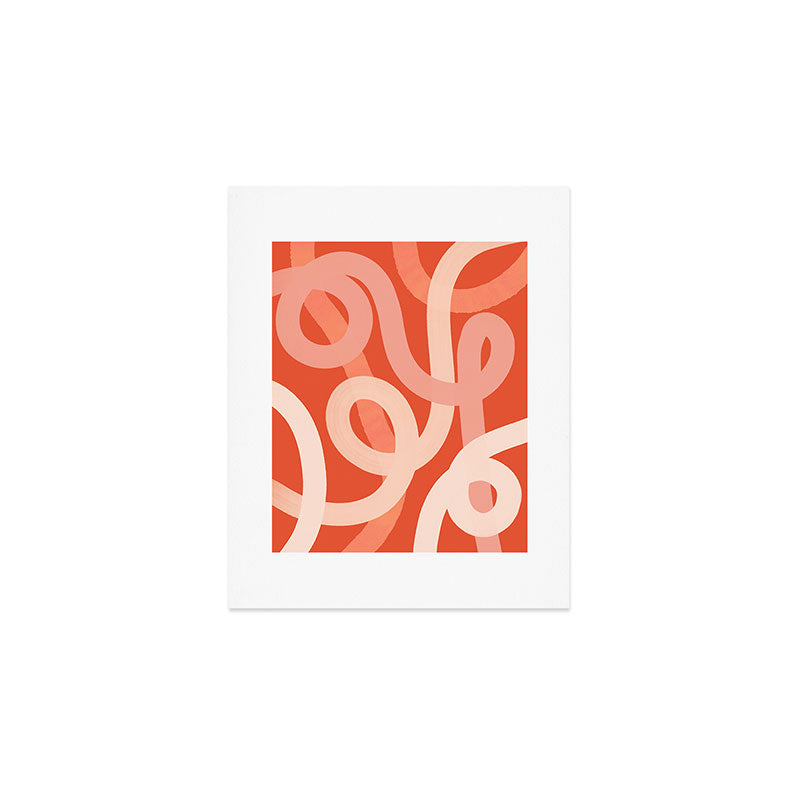 Summer Lines - Minimal Art Print Art Print Gallery Image 1