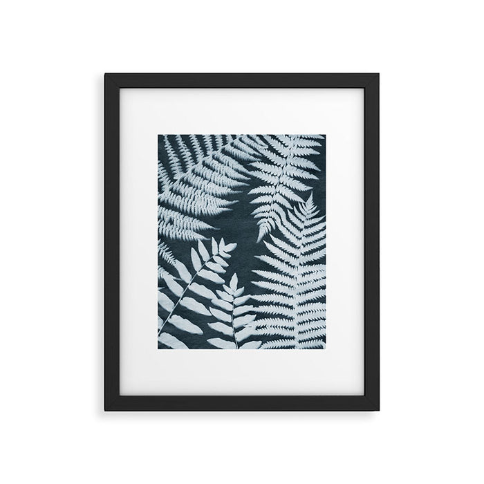 Sun Print Fern #1 Framed Art Print Gallery Image 1