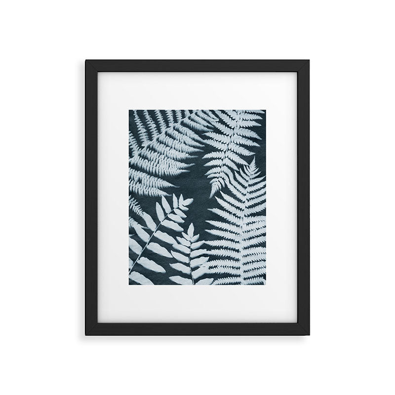 Sun Print Fern #1 Framed Art Print Gallery Image 5
