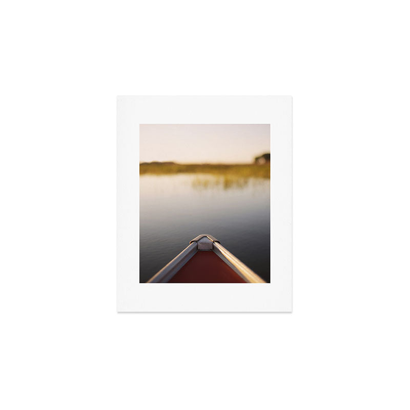 Sunrise Canoe #2 Art Print Gallery Image 1