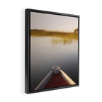Sunrise Canoe #2 Framed Canvas Print Gallery Image 2