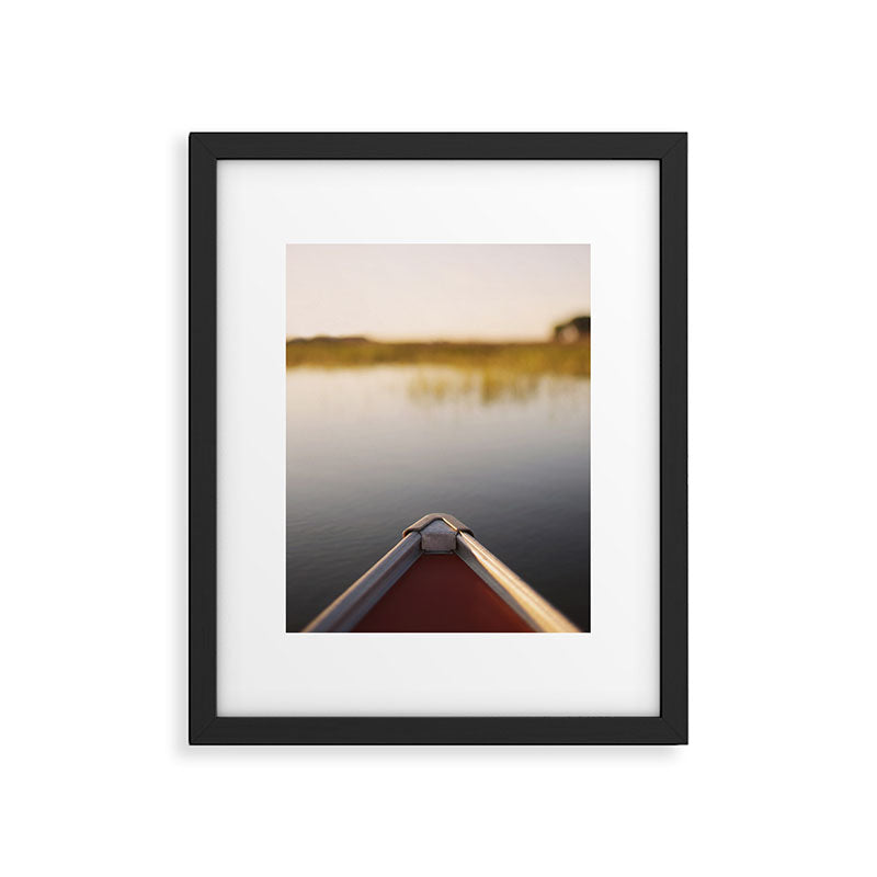 Sunrise Canoe #2 Framed Art Print Gallery Image 5