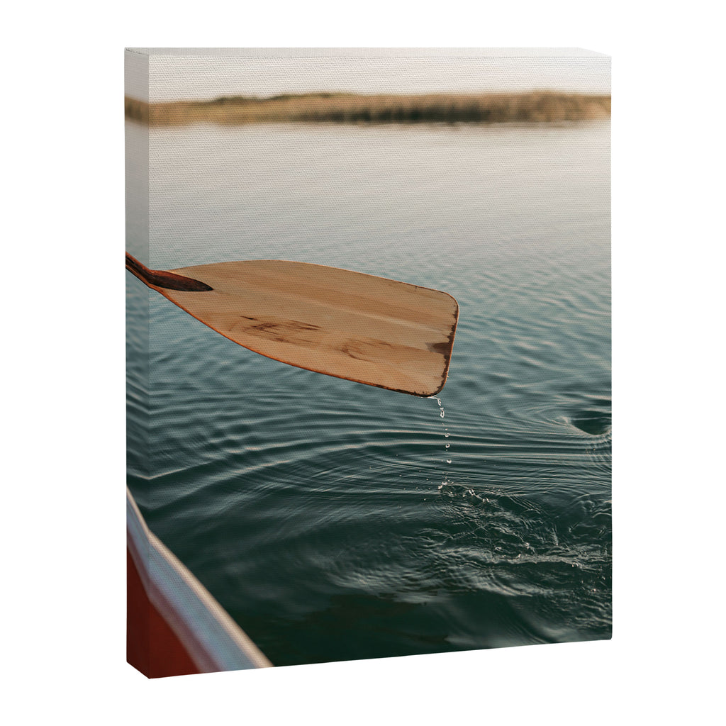 Sunrise Canoe #3 Canvas Print Gallery Image 6