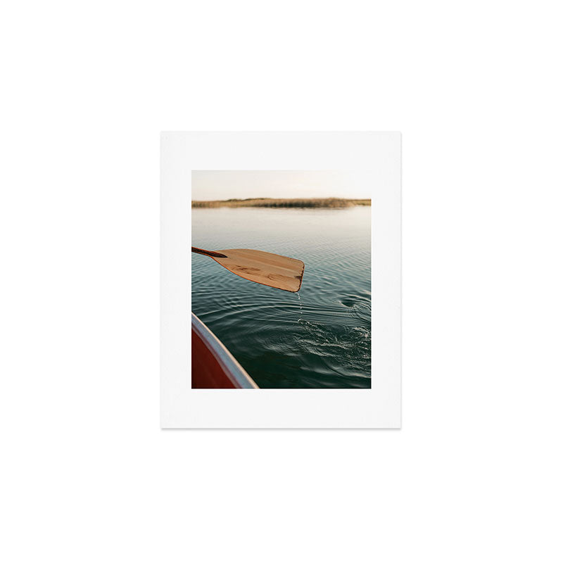 Sunrise Canoe #3 Art Print Gallery Image 1