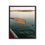 Sunrise Canoe #3 Framed Canvas Print Gallery Image 6