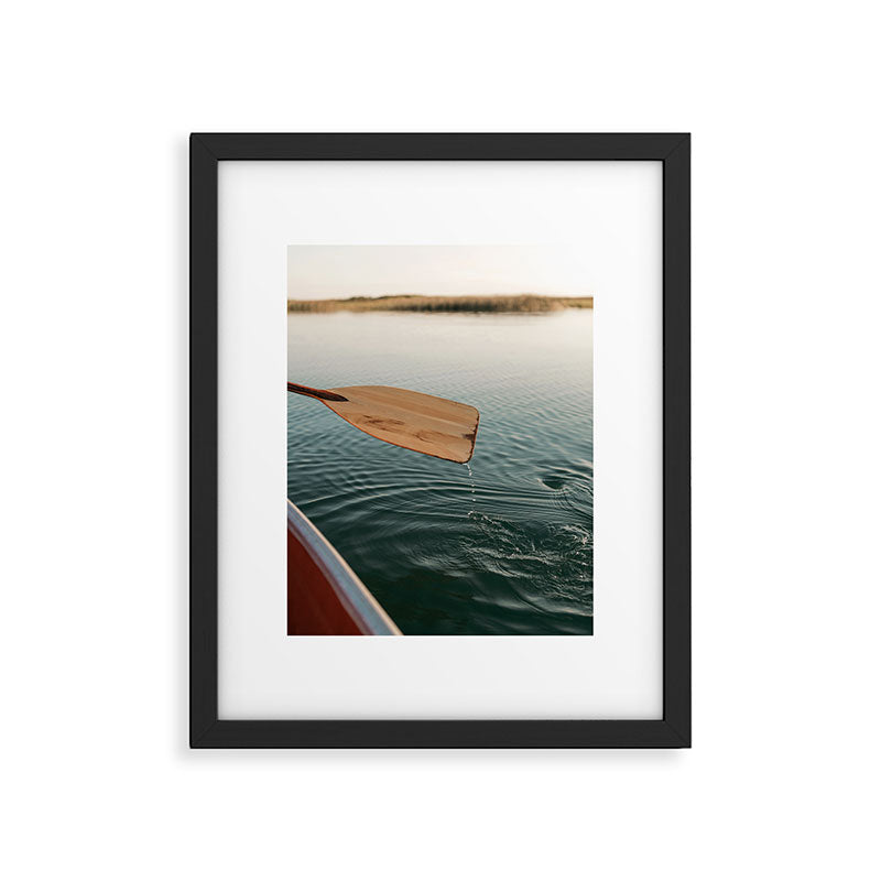 Sunrise Canoe #3 Framed Art Print Gallery Image 5