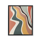 Sway - Modern Abstract Print Framed Canvas Print Gallery Image 8