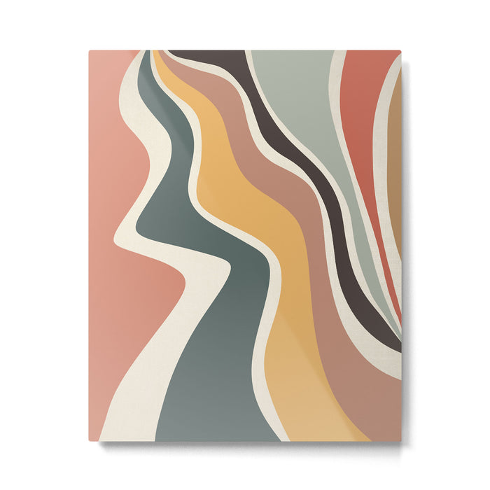 Sway - Modern Abstract Print Metal Print Gallery Image 1