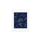 Cosmic Ocean with astronaut Art Print Gallery Image 1