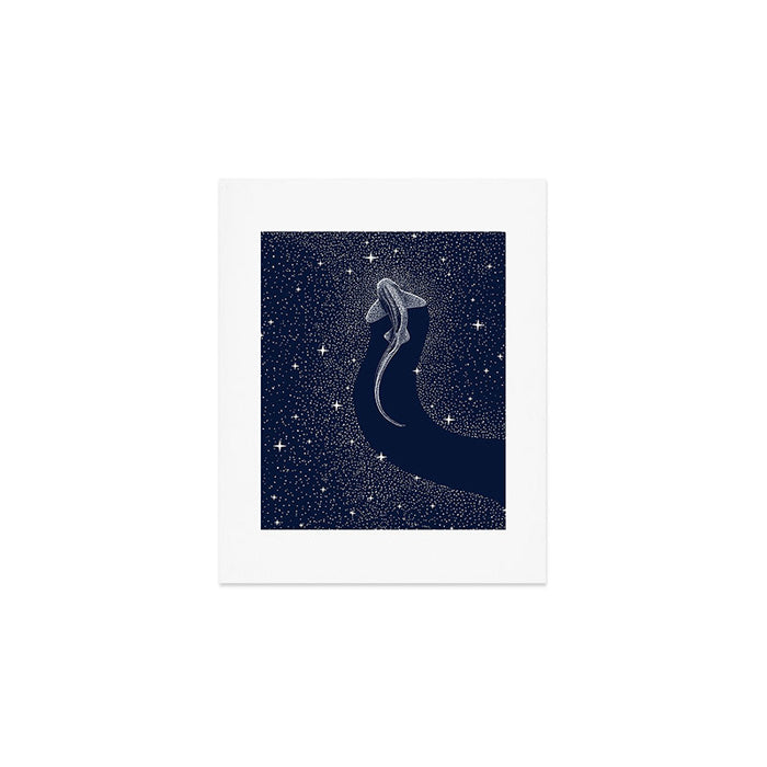 Leopard Shark in Cosmos Art Print Gallery Image 1