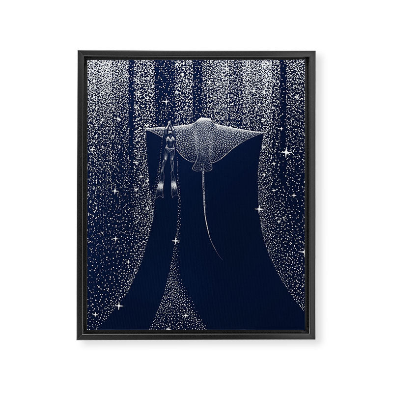 Star Collector And Diver Ver 2.0 Framed Canvas Print Gallery Image 8