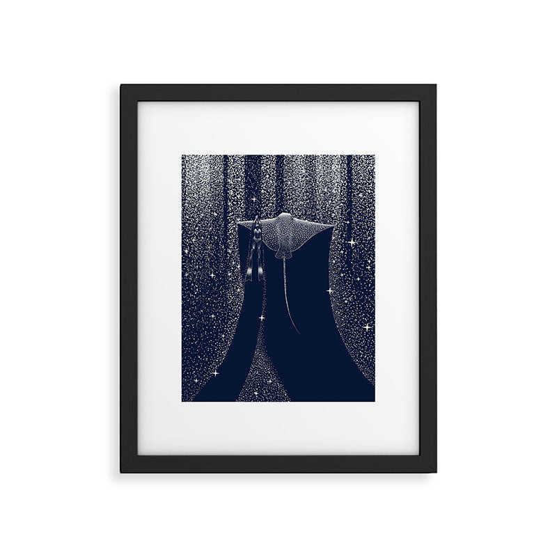 Star Collector And Diver Ver 2.0 Framed Art Print Gallery Image 4