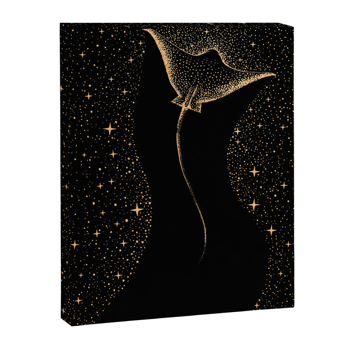Star Collector Dark GOLD Version Canvas Print Gallery Image 1