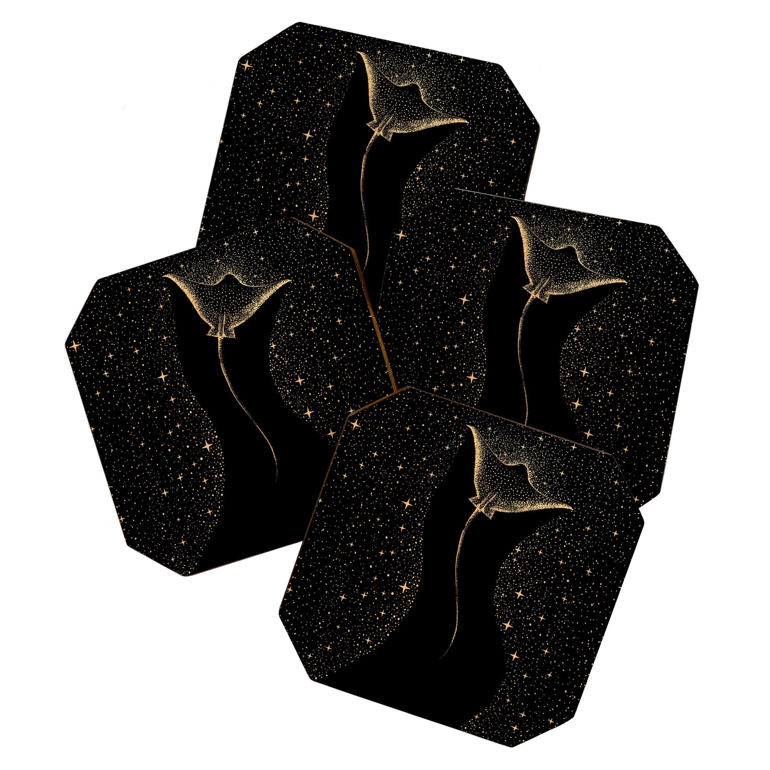Star Collector Dark GOLD Version Coaster Gallery Image 1