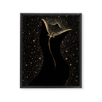 Star Collector Dark GOLD Version Framed Canvas Print Gallery Image 8