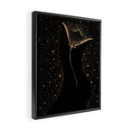 Star Collector Dark GOLD Version Framed Canvas Print Gallery Image 2