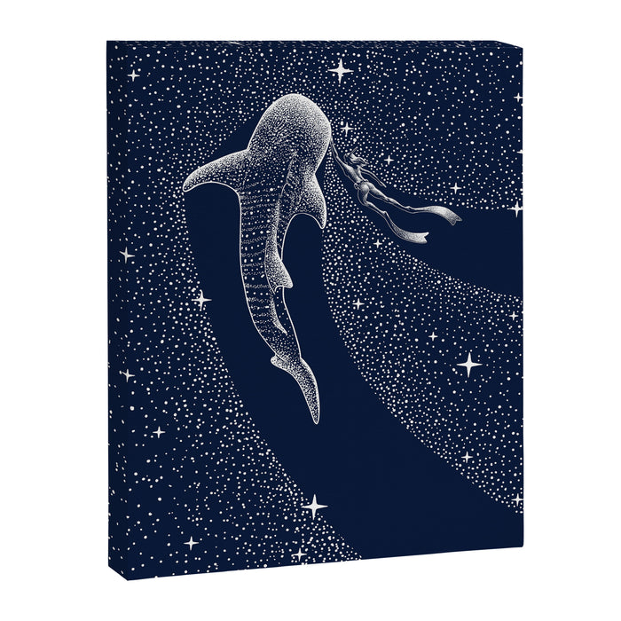 Star Eater And Diver Canvas Print Gallery Image 1