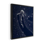 Star Eater And Diver Framed Canvas Print Gallery Image 2