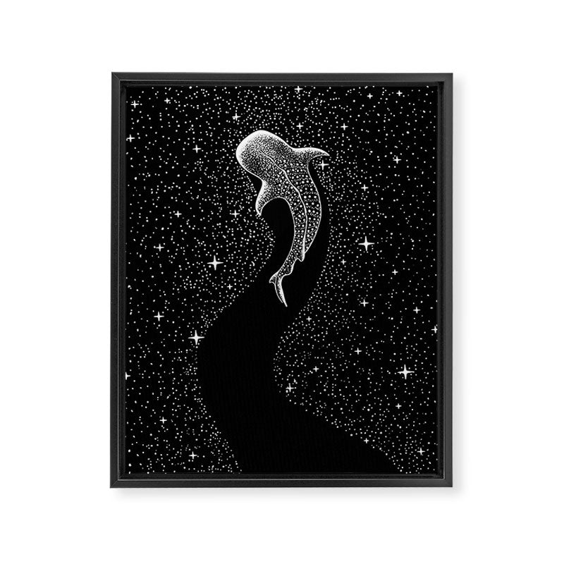 Star Eater (Black Version) Framed Canvas Print Gallery Image 8