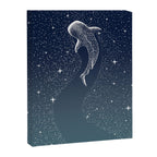 Star Eater COLOR GRAD -  turquoise Canvas Print Gallery Image 8