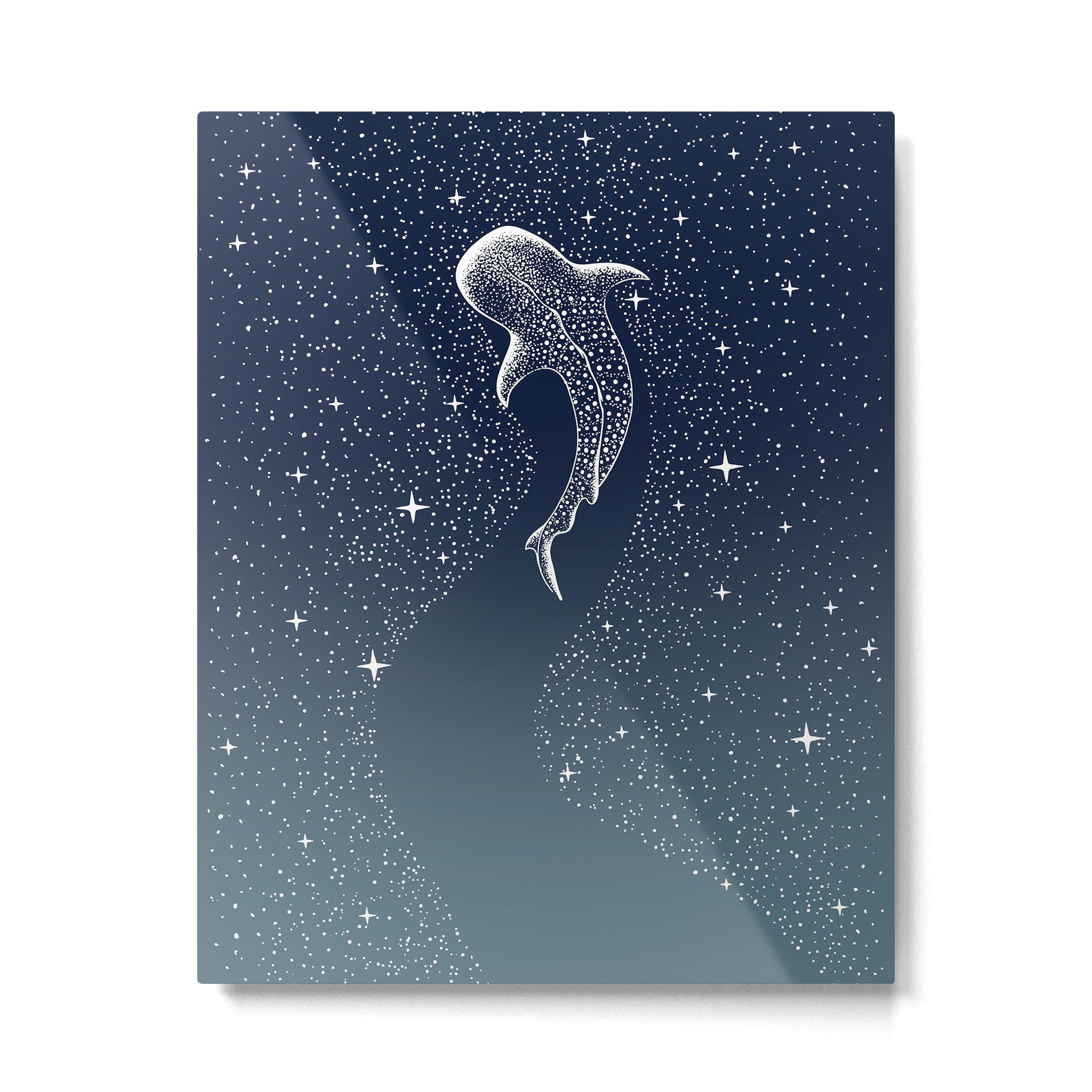 Star Eater COLOR GRAD -  turquoise Metal Print Gallery Image 6