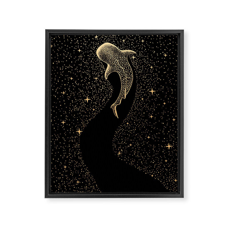 Star Eater Dark GOLD Version Framed Canvas Print Gallery Image 8
