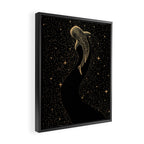 Star Eater Dark GOLD Version Framed Canvas Print Gallery Image 2