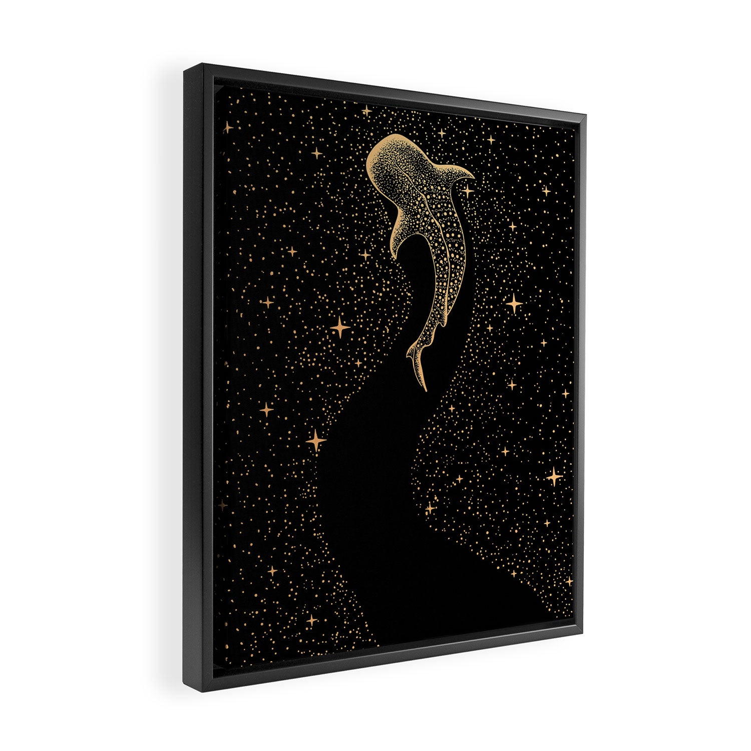Star Eater Dark GOLD Version Framed Canvas Print Gallery Image 2