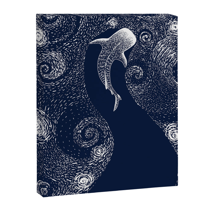 Star eater in Van Gogh style Canvas Print Gallery Image 1
