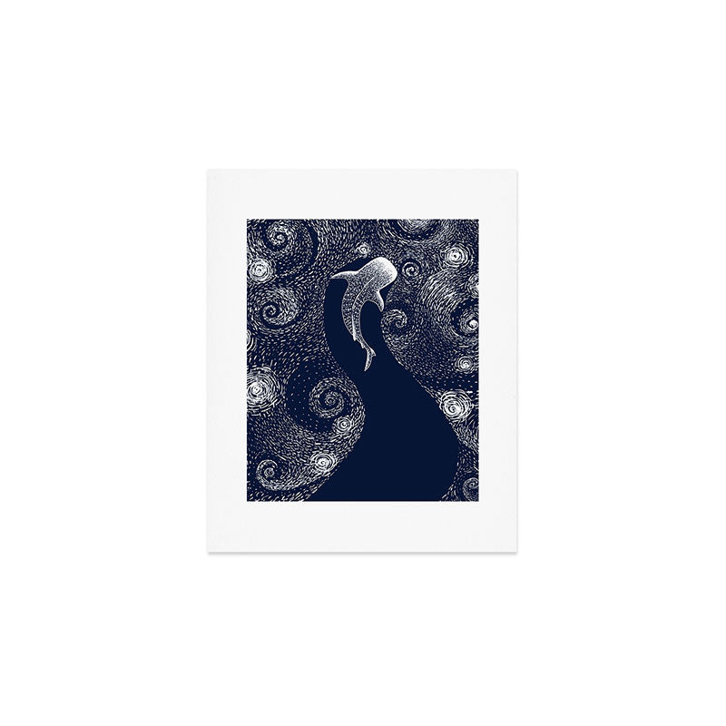 Star eater in Van Gogh style Art Print Gallery Image 1