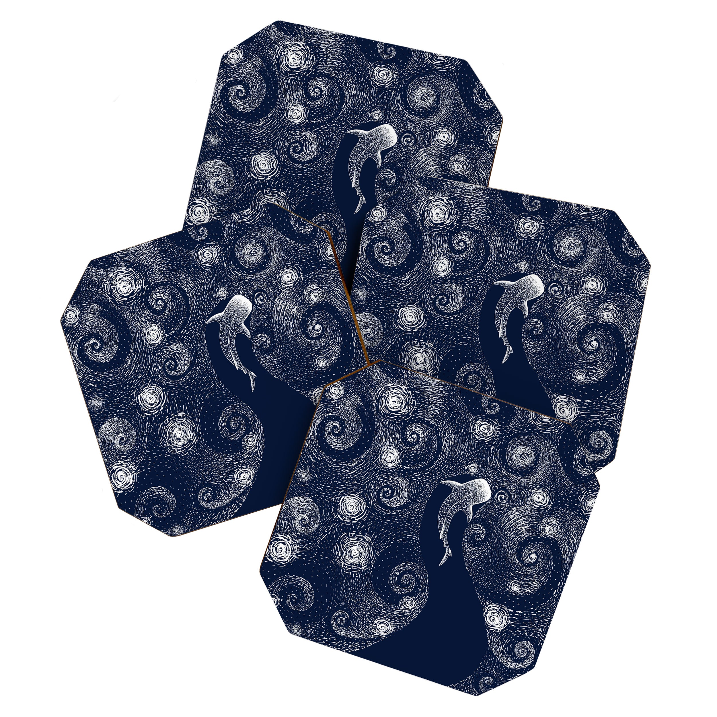 Star eater in Van Gogh style Coaster Gallery Image 1