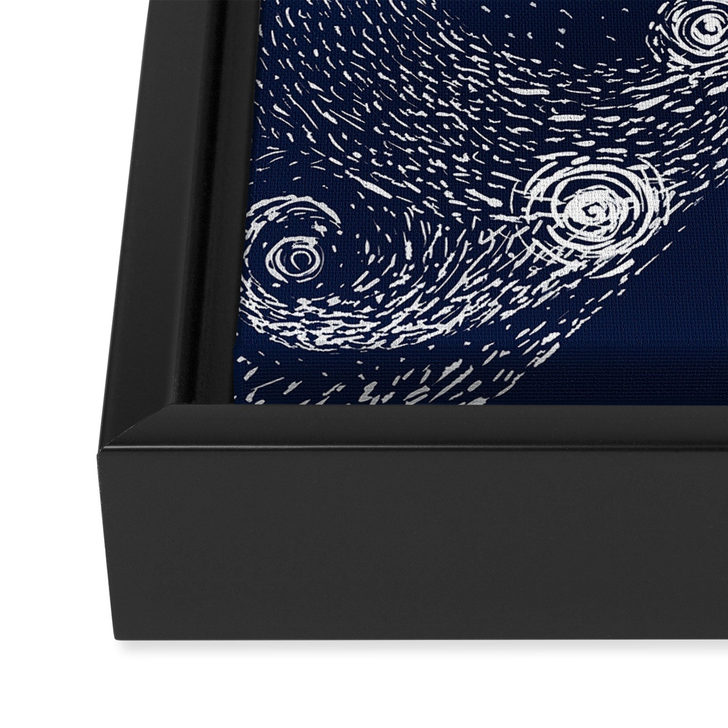 Star eater in Van Gogh style Framed Canvas Print Gallery Image 3