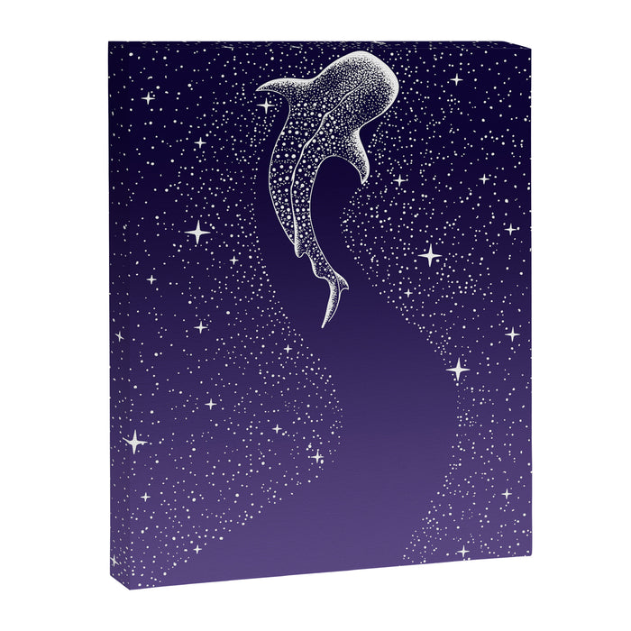 Star Eater - space from Dark Blue to Purple Canvas Print Gallery Image 1