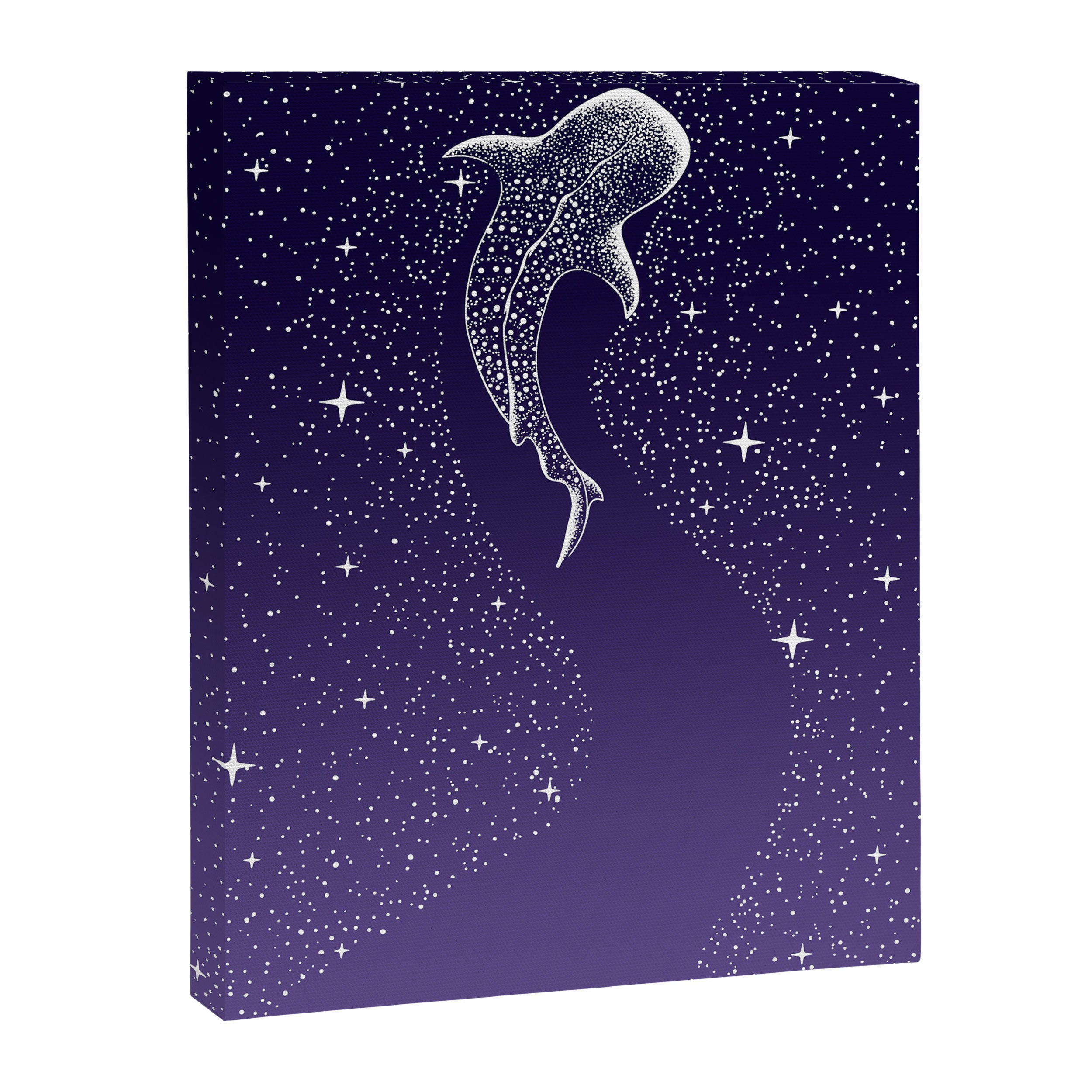 Star Eater - space from Dark Blue to Purple Canvas Print Gallery Image 8
