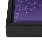 Star Eater - space from Dark Blue to Purple Framed Canvas Print Gallery Image 3